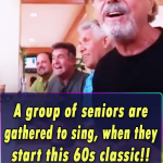 A group of seniors are gathered to sing, when they start this 60s classic!! Wow I am speechless!