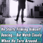 He Starts Filming himself Dancing…But Watch Closely When He Turn Around …AMAZING!