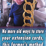 Genius Method to store your extension cords