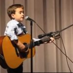 Playing John Cash Classic is not tough for this little kid
