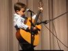 guitar, kids, talent, John Cash, performance, funny, cover, blue, white, text,