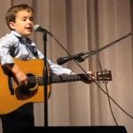 Playing John Cash Classic is not tough for this little kid