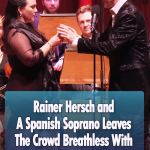 Spanish Soprano surprises the audience with an outstanding performance