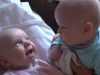 baby, twin, filming, adorable, cuteness