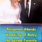 Policeman Attends Wedding of Baby He Saved Twenty Years aga