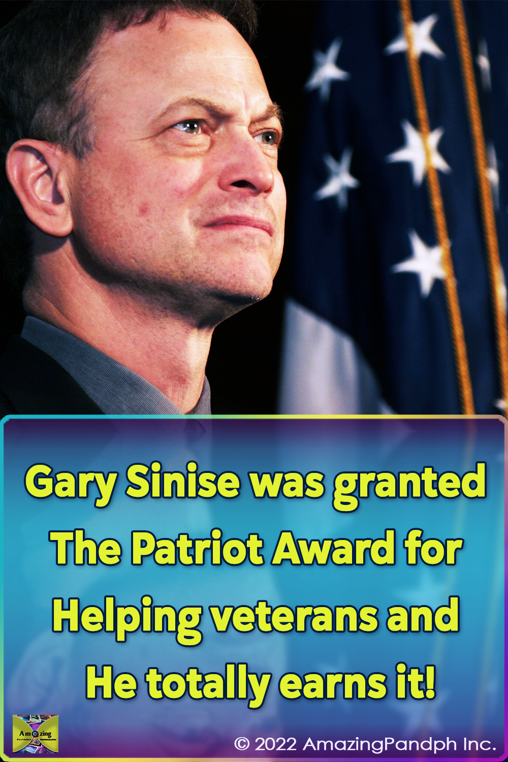 Gary Sinise, patriot, Military, USA, News, veterans, Award,
