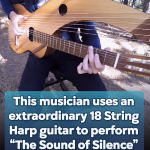 Very Beautiful Cover With an 18 String Harp Guitar