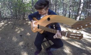 harp, guitar, cover, performance, chills, calm, strings, beautiful