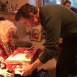 Lovely Grandma received a Christmas Gift
