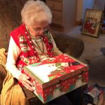 Lovely Grandma received a Christmas Gift