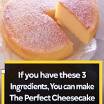 The easiest 3 ingredients Cheesecake