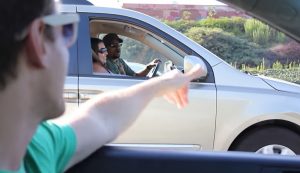 traffic, song, strangers, highway, spreading joy, happiness, music, laughing, singing,