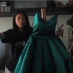 This young lady made a very unique prom dress