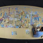 Timelapse of the world’s largest jigsaw puzzle