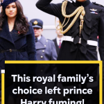 This royal family’s choice left prince Harry fuming