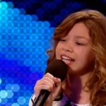 11-year-old Molly Rainford performing One Night Only live