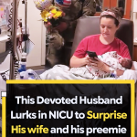 soldier surprises wife at hospital