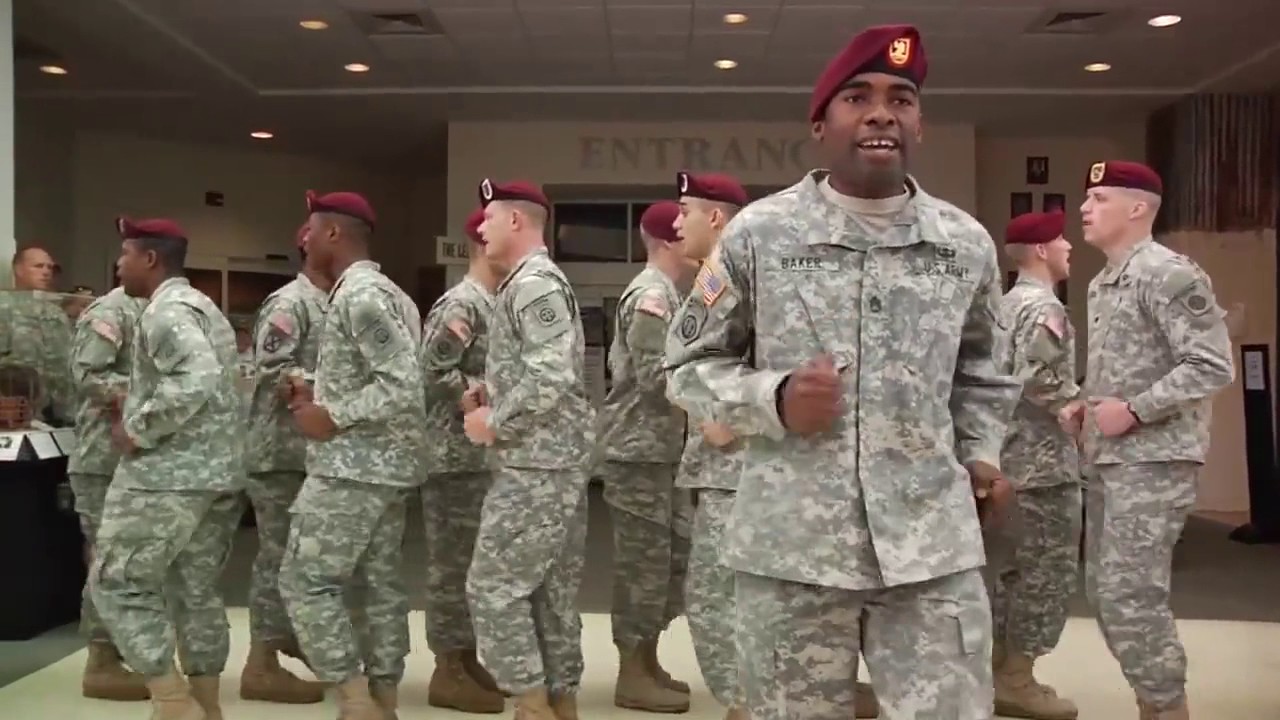 military men, military best song, U.S. Army Chorus, military dancing, 82nd Chorus Spectacle,