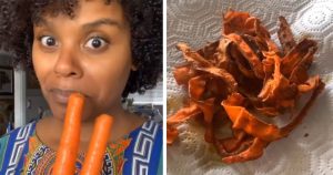 carrot bacon, carrot recipe for vegetarian diet, best carrot recipe, best vegan recipe with only carrot, best use of carrot in healthy food, healthy food with carrot, tik tok recipe for vegetarian diet, vegetarian diet easy recipe, easiest vegan recipe with carrot