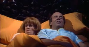 the Carol Burnett Show: The Wedding Anniversary Surprise, honneymoon best surprise, Carol Burnett and Tim Conway best scenes, funniest tv show in USA, wooden bed room, stylish bed room in tv show, bed room in tv show