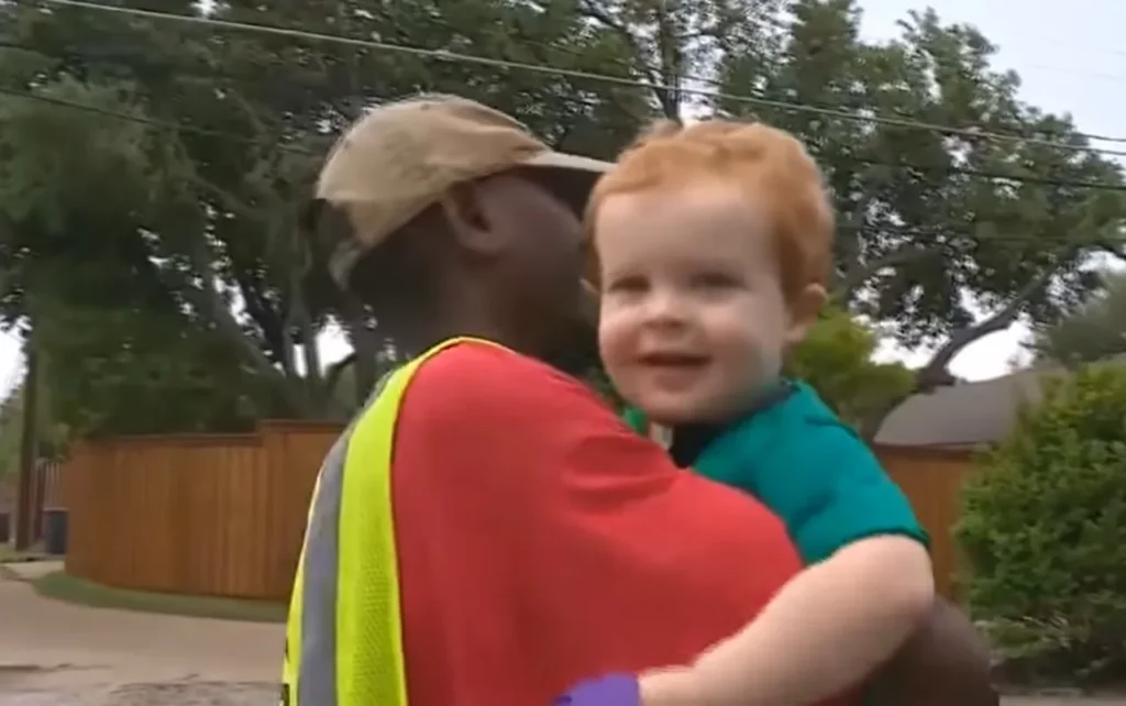 first friend, unique childhood friendships, toddler's best friend, importance of childhood friends, saying goodbye to a friend, the impact of friendship, moving away from friends, unusual friendships, toddler and garbage man, the power of connection, making friends as a toddler
