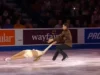 Couple skating performance, Romantic skating routine, Alexa Scimeca Knierim and Chris Knierim, My Heart Will Go On skating routine, Emotional skating performance, Pair skating chemistry, Skating technical skill, Figure skating couples, Olympic skaters Knierim, Artistic figure skating routine.