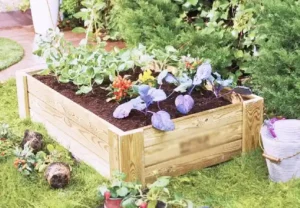 DIY, raised bed, pallet project, gardening, free, backyard, organic, repurpose, recycle, garden