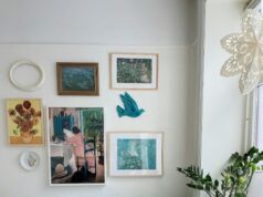 wall decor, DIY decor, home decor, gallery wall, thrifting, wall art, frame craft, texture, dimension, affordable