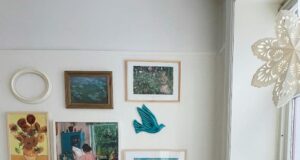 wall decor, DIY decor, home decor, gallery wall, thrifting, wall art, frame craft, texture, dimension, affordable