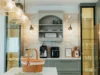 IKEA hack, Havsta, built-in storage, coffee bar, DIY project, home improvement, storage solution, cabinet makeover, floating shelves, pole wrap