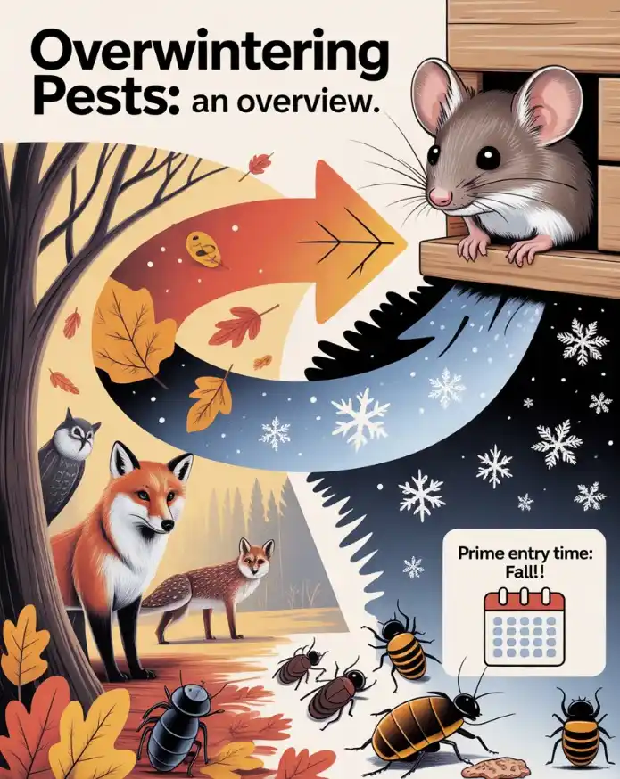 How do Peromyscus mice and insects get into homes?