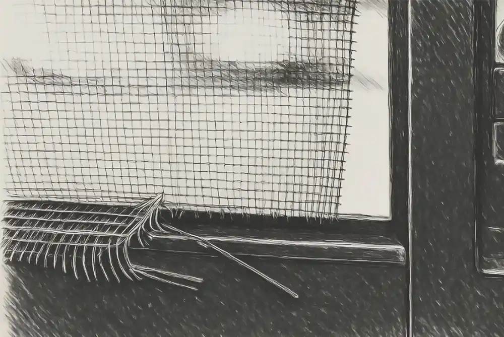 Window Screens with big cut