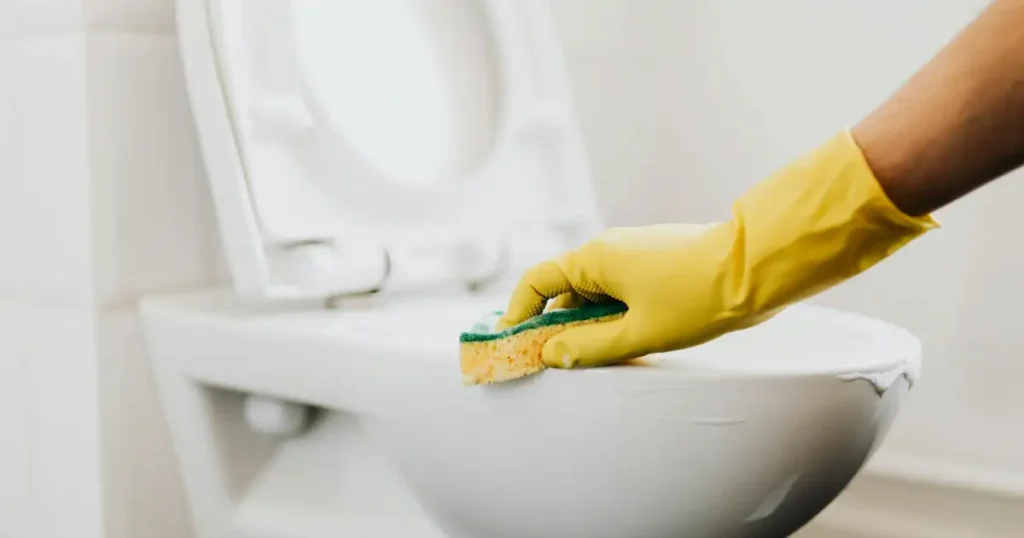 DIY toilet freshener bombs with baking soda and essential oils