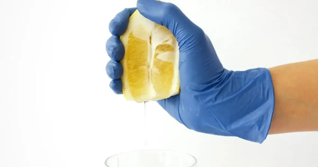 Natural cleaning with baking soda and lemon for sinks and stovetops