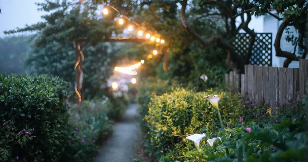 landscape lighting, outdoor lighting, home improvement, curb appeal, garden lights, LED lights, DIY project, home exterior, path lighting, well lights
