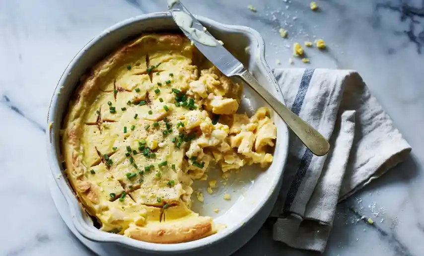 Corn Casserole (Corn Pudding) The Potluck Classic