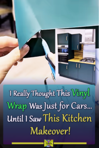 Dreaming of a kitchen glow-up without the mess or cost? See how a roll of racing green vinyl and butcher block wrap turned a plain kitchen into a jaw-dropping space—no tools or commitment needed! Perfect for renters, DIY lovers, and anyone craving a quick change.