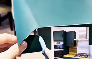 Dreaming of a kitchen glow-up without the mess or cost? See how a roll of racing green vinyl and butcher block wrap turned a plain kitchen into a jaw-dropping space—no tools or commitment needed! Perfect for renters, DIY lovers, and anyone craving a quick change.