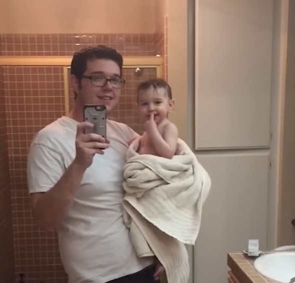 funny baby videos, dad and baby moments, cute family videos, baby giggles, adorable dad moments