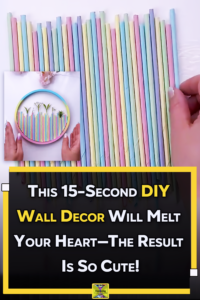 DIY wall decor, cute wall decoration, easy crafts, paper wall art, creative home decor,