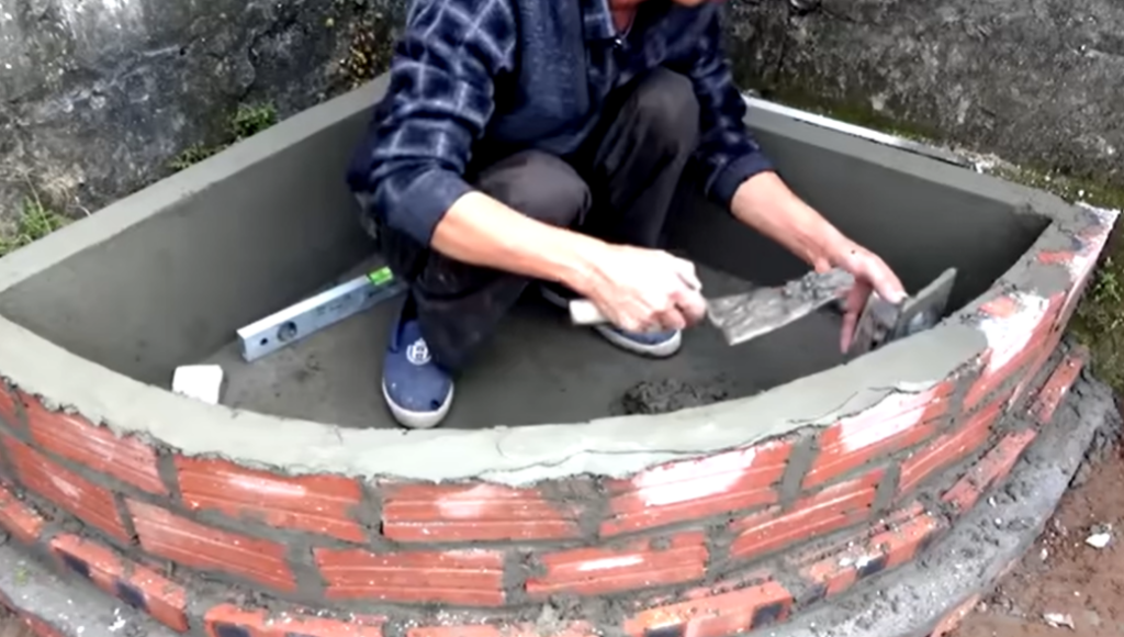 waterfall aquarium, DIY garden project, backyard oasis, family garden ideas, how to build aquarium