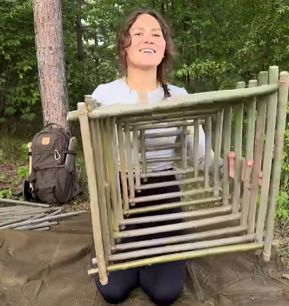 Watch What Happens When You Build This Survival Trap With Just Sticks & String!